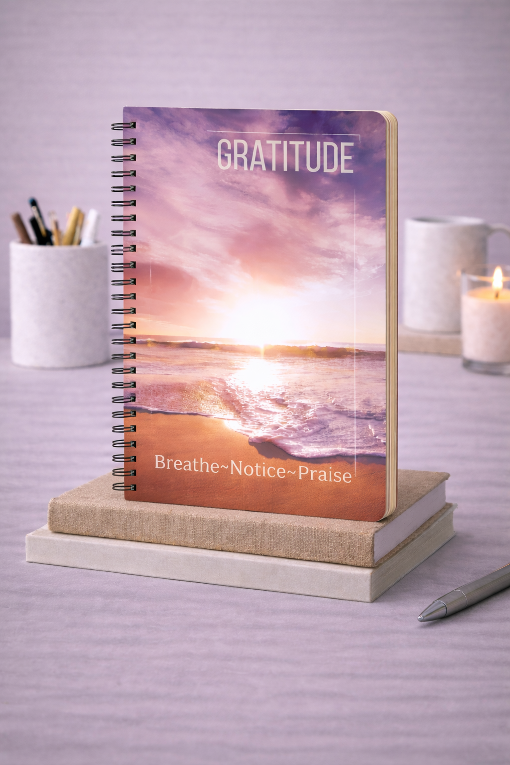 Gratitude: Breathe ~Notice~ Praise  Guided Journal