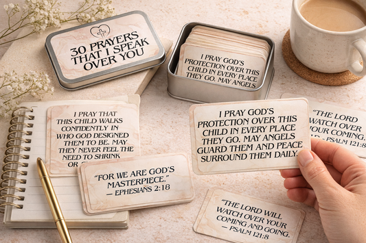 30 Prayers That I Speak Over You~Prayer Cards