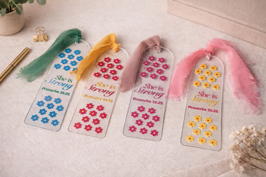 Faith Acrylic Bookmark Collection | Girl, Read Your Bible + More