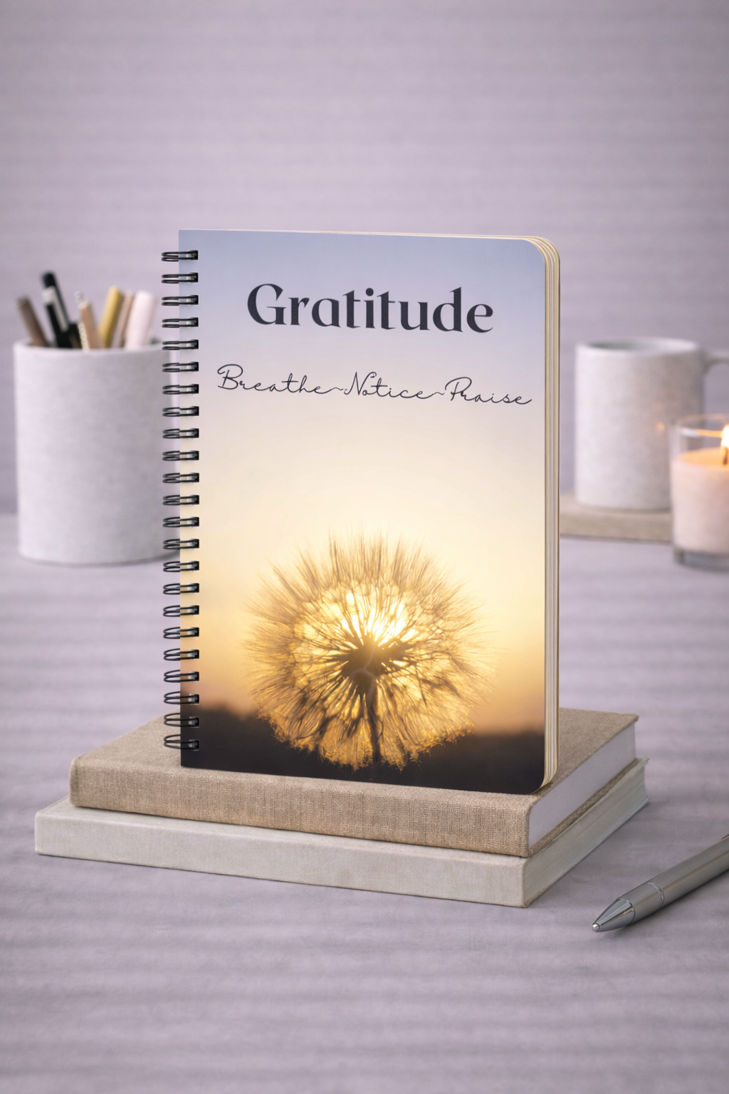 Gratitude: Breathe ~Notice~ Praise  Guided Journal