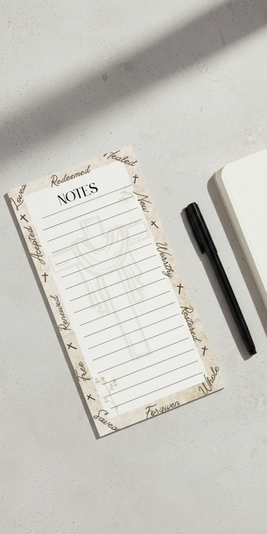 Chosen ~ Redeemed Faith Notes Notepad